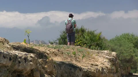 Agrigento, Temple of Concordia, Valley of Temples, Sicily, Italy Stock Footage 32596412
