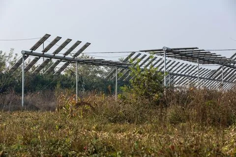 Agrivoltaics Stock Photos