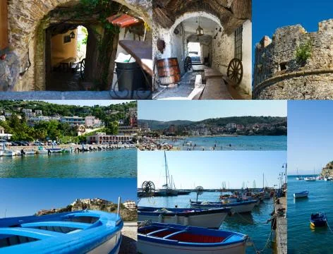 Agropoli Stock Illustration