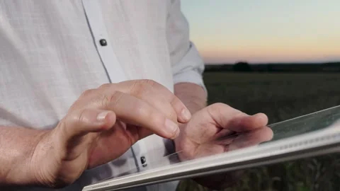 AgTech solutions in farming, Digitalizing rural industries, Crop yield Stock Footage 313210399
