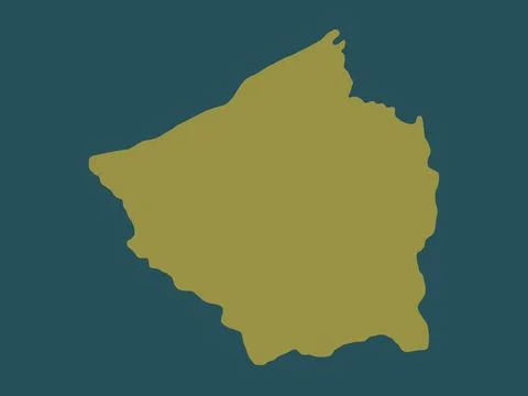 Aguada, Puerto Rico. Solid color shape Stock Illustration