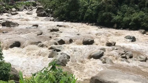 Aguas Calientes town Stock Footage 98975769