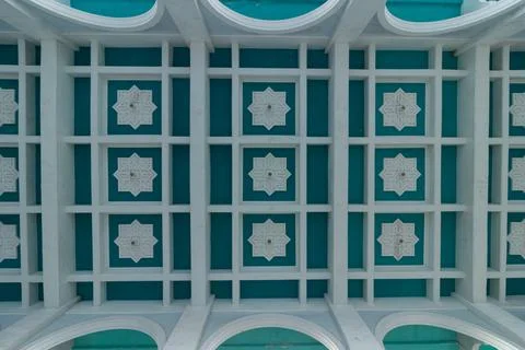 Agung Mosque outer courtyard ceiling Stock Photos