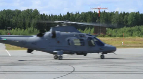 Agusta A109 helicopter Stock Footage 27556248