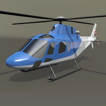 Agusta Westland aw119 Koala helicopter 3D Model