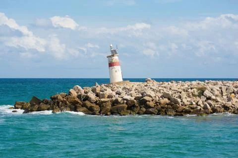 Agva Lighthouse Stock Photos