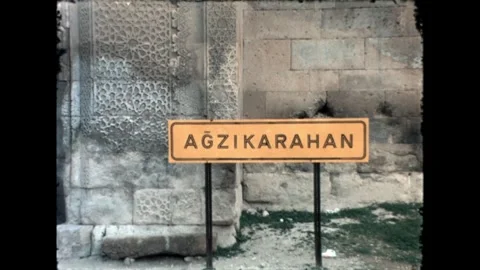 Ağzıkarahan Sign Stock Footage 278100918