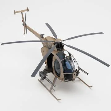 AH-6 Little Bird ~ 3D Model ~ Download #89286654 | Pond5