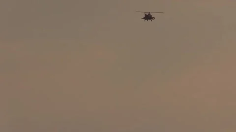 AH-64 Apache Attack Helicopter. Aerial Gunnery and Maintenance  (3) 動画素材 162025282