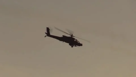 AH-64 Apache Attack Helicopter. Aerial Gunnery and Maintenance  (6) 動画素材 162025290