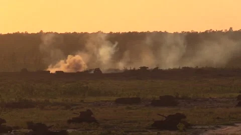 AH-64 Apache Attack Helicopter. Aerial Gunnery and Maintenance  (5) 動画素材 162025323