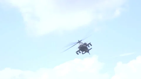 AH-64 Apache Attack Helicopter. Aerial Gunnery and Maintenance  (41) 動画素材 162027108