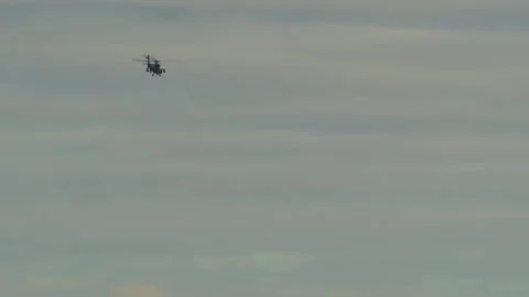 AH-64 Apache Gunship - Aerial Gunnery Training 010 Stock Footage 162764123