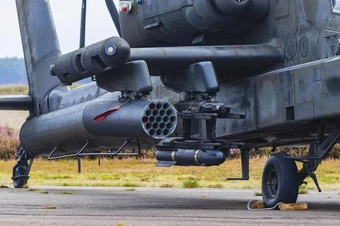 AH 64 Apache 库存照片