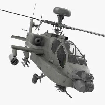 AH-64D Apache Longbow ~ 3D Model #90996118 | Pond5