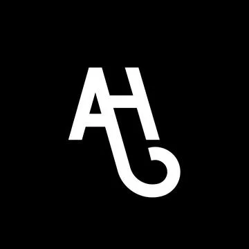 AH letter logo. Stock Illustration
