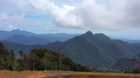 AH - Mountains and Dense Rainforests Stock Footage 241312967