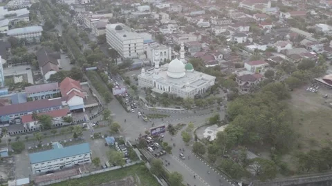 AH - S-LOG Raw File - Mosque in The Small City Stock Footage 238846002