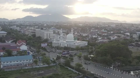 AH - S-LOG Raw File - Mosque in The Small City Stock Footage 238846784