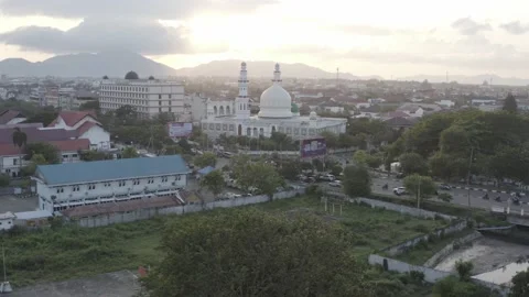 AH - S-LOG Raw File - Mosque in The Small City Stock Footage 238852784