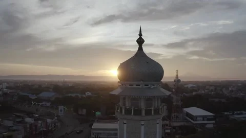AH - S-LOG Raw File - Baiturrahman Mosque, The Most Beautiful Mosque in Stock Footage 239928330