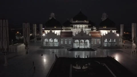 AH - S-LOG Raw File - Baiturrahman Mosque, The Most Beautiful Mosque in Stock Footage 239928854