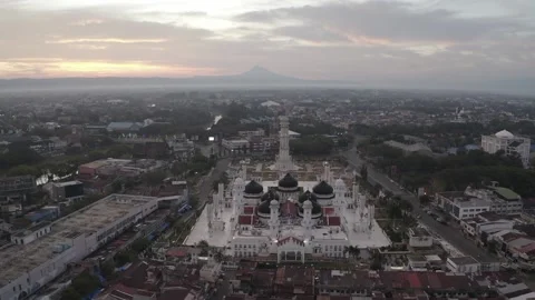 AH - S-LOG Raw File - Baiturrahman Mosque, The Most Beautiful Mosque in Stock Footage 239934872