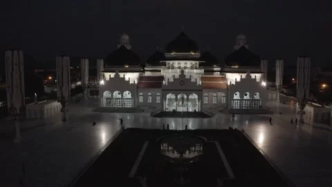 AH - S-LOG Raw File - Baiturrahman Mosque, The Most Beautiful Mosque in Stock Footage 239935064