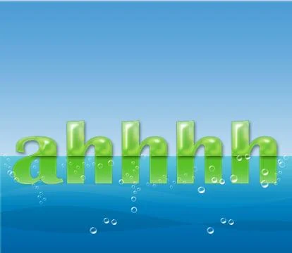 Ahhhhh Stock Illustration