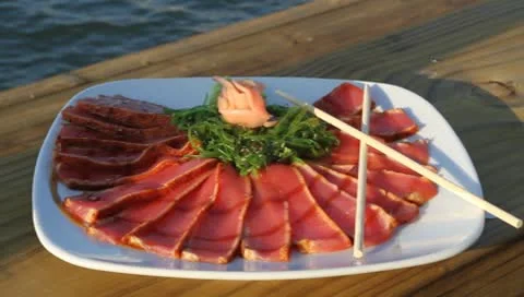 Ahi Tuna Stock Footage 8962090