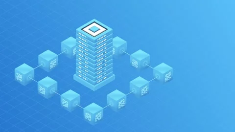 AI 3d isometric explainer animation for business strategy, global business  Stockbeeldmateriaal 252986762