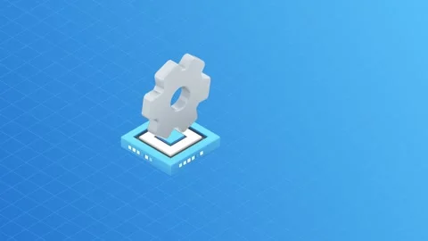 AI 3d isometric explainer animation for business strategy, global business  Stock Footage 252987044