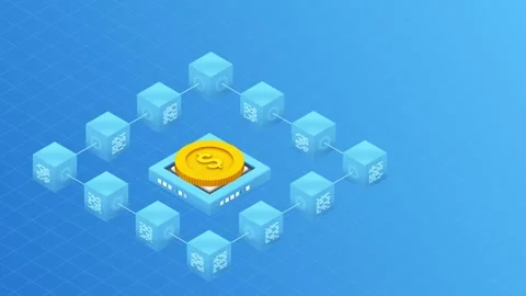 AI 3d isometric explainer animation for business strategy, global business  Stock Footage 252987070