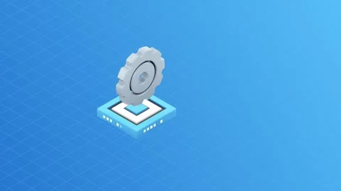 AI 3d isometric explainer animation for business strategy, global business  Stock Footage 252987101