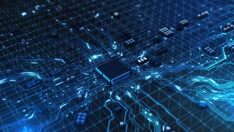 AI Accelerator Chip for Advanced Computing and Semiconductor Technology 스톡 동영상 342624603