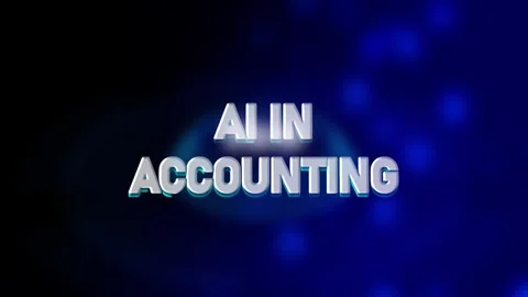 AI in Accounting text animation. Stock Footage 293486586