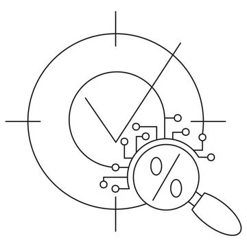 AI Accuracy Check icon Stock Illustration