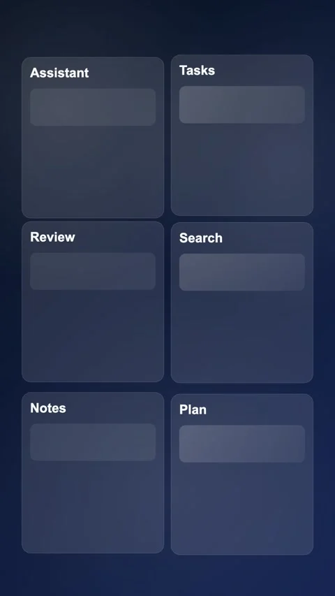 AI Action Queue SaaS UI Animation Video stock 345155257