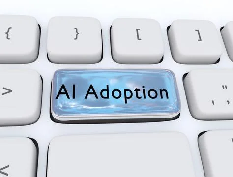 AI Adoption concept Stock Illustration