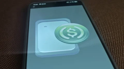 AI algorithm icon for financial strategy planning, presentation Stock Footage 309561689