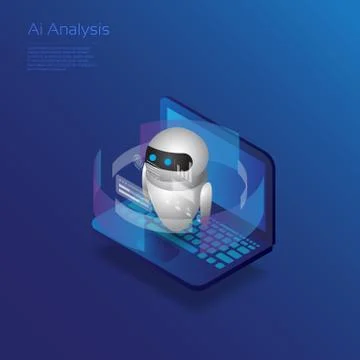 Ai analysis Stock Illustration