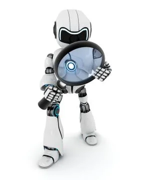 AI and lens Stock Illustration