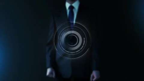 AI animated background. Techology background 스톡 동영상 333655723