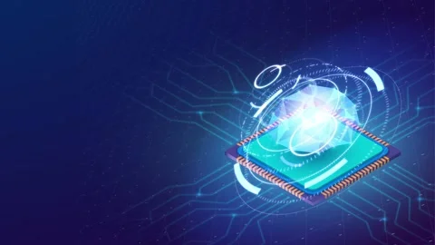 Ai animation, artificial intelligence animation Video stock 261497744