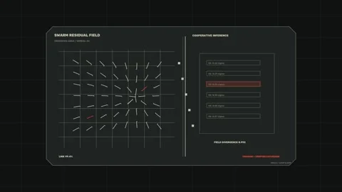 AI Anomaly Detection HUD Seamless Loop Stock Footage 342172809