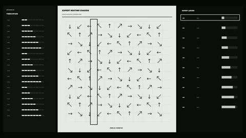 AI Architecture Visualization Routing Interface Stock Footage 342188589