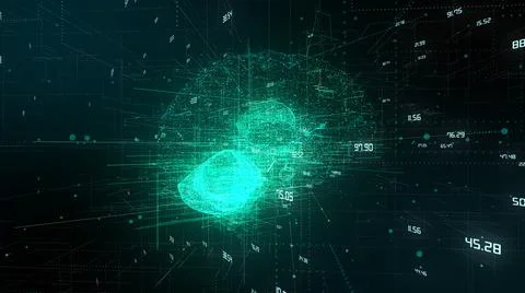 AI Artificial intelligence and Human intelligence creativity thinking  스톡 일러스트