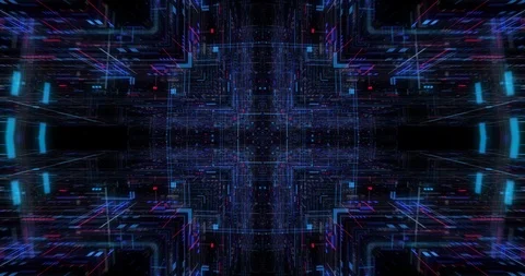 AI artificial intelligence and ML machine learning abstract concept Stock Footage 117159169
