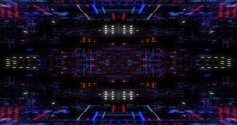 AI artificial intelligence and ML machine learning abstract concept Stock Footage 117712862