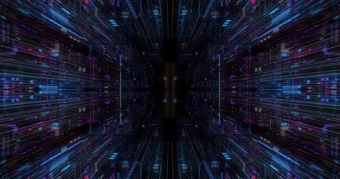 AI artificial intelligence and ML machine learning abstract concept Stock Footage 117795930